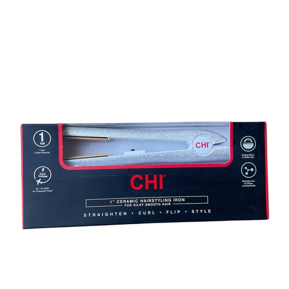 NEW CHICeramic Hairstyling Iron1 in.Glitter Glaze